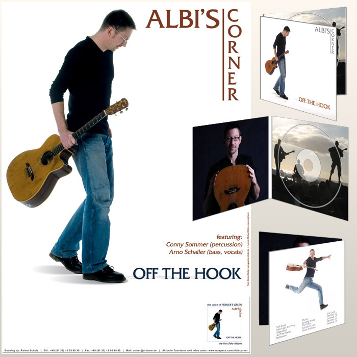 Albi’s Corner – Off The Hook: Cover, Booklet, Backcover & Tourposter