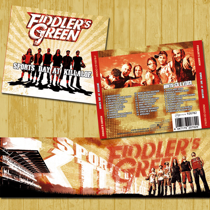 Fiddler’s Green -Sports Day At Killaloe: Digipak & Backcover