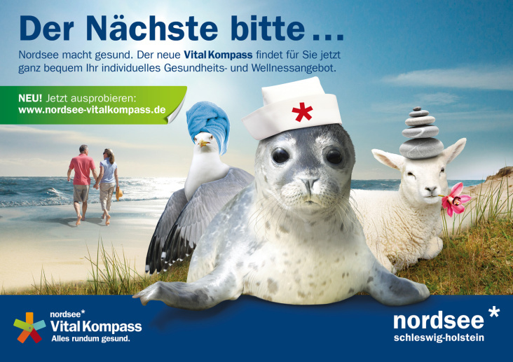 nordsee* Schleswig-Holstein,  „Der Nächste bitte…“ Gesundheits-Kampagne