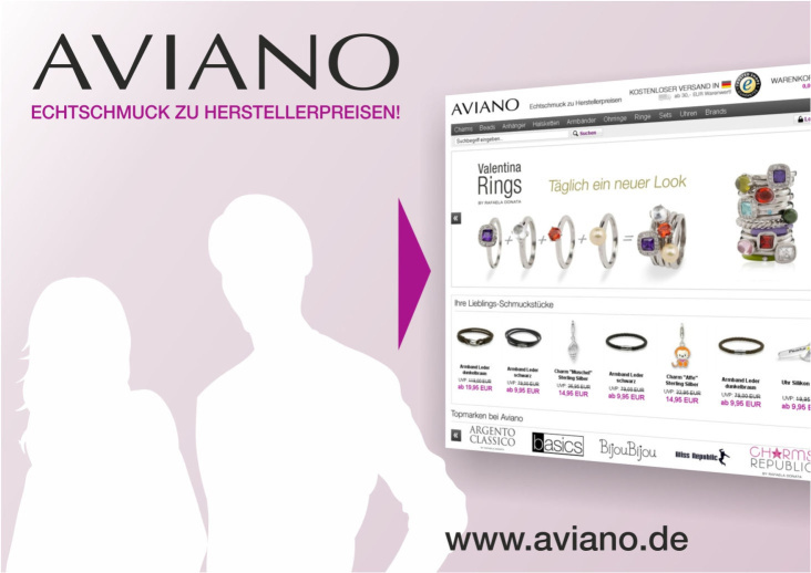 Flyer für Aviano.de