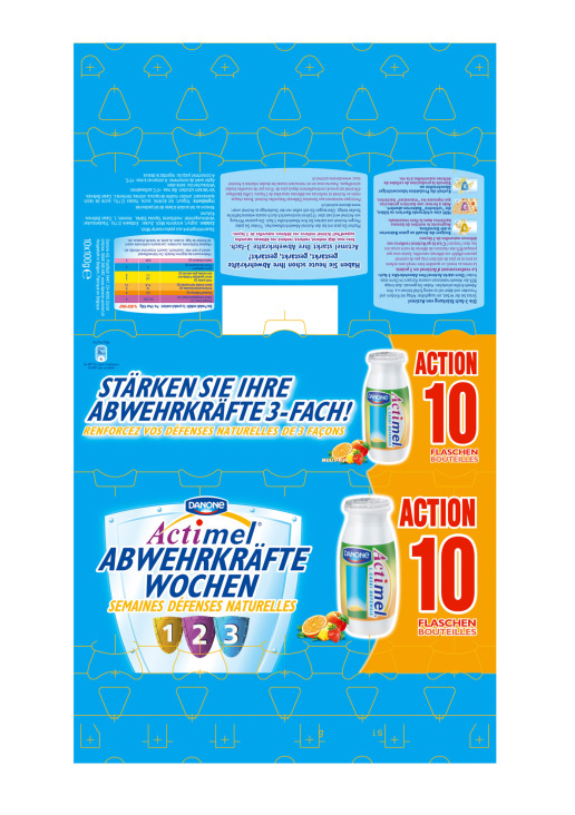 Aktionsverpackung Actimel