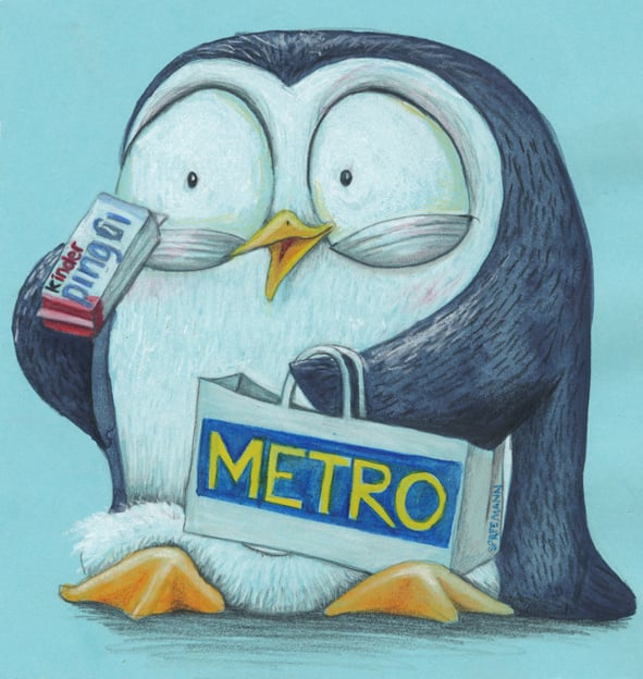 Freie Illustration für die Metro – Kinder Kooperation