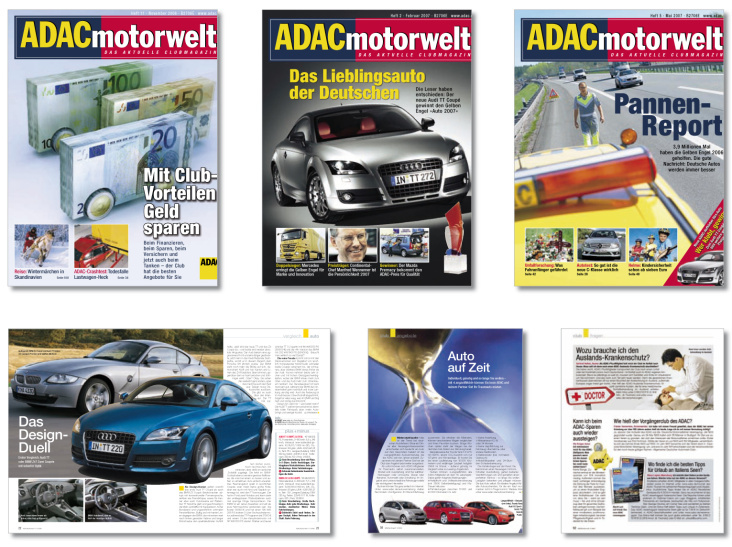 Magazinlayout ADAC-Motorwelt (K4)