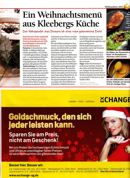 B.Z. Weihnachts-Magazin 2012