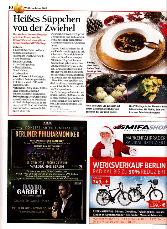 B.Z. Weihnachts-Magazin 2012