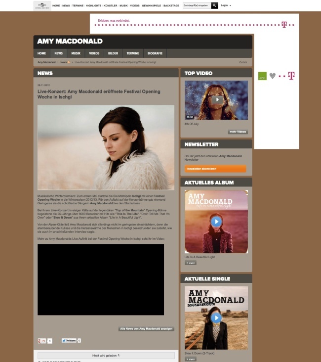 Amy Macdonald News auf www.Universal-Music.de