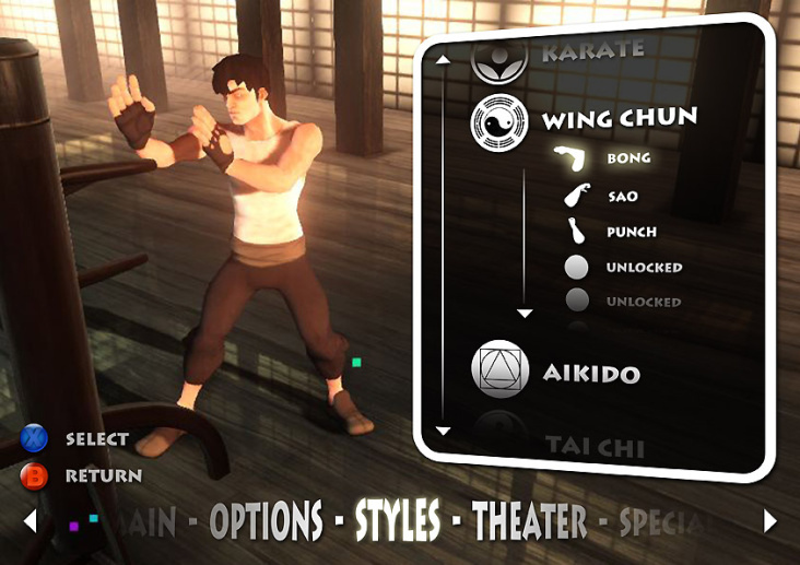 Kung Fu Superstar – Interface Demoing