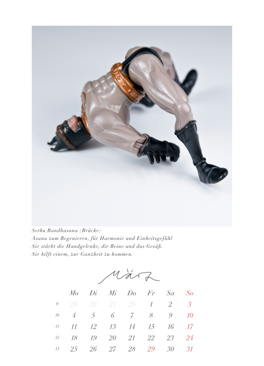 ♥ YOGA FOR SUPERHEROS ♥ BATMAN KALENDER 2013