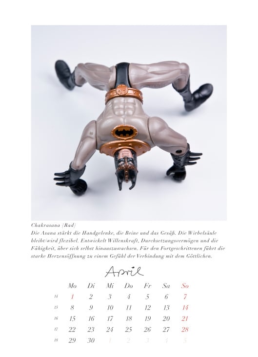 ♥ Yoga For Superheros ♥ Batman Kalender 2013