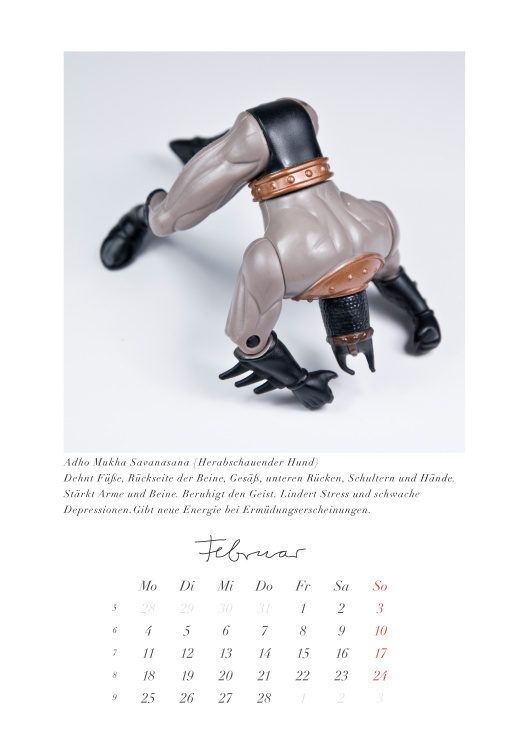 ♥ Yoga For Superheros ♥ Batman Kalender 2013