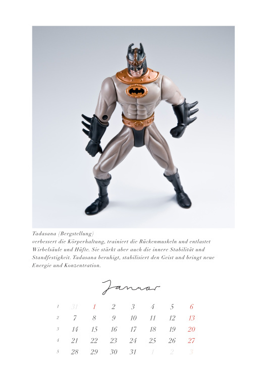 ♥ Yoga For Superheros ♥ Batman Kalender 2013