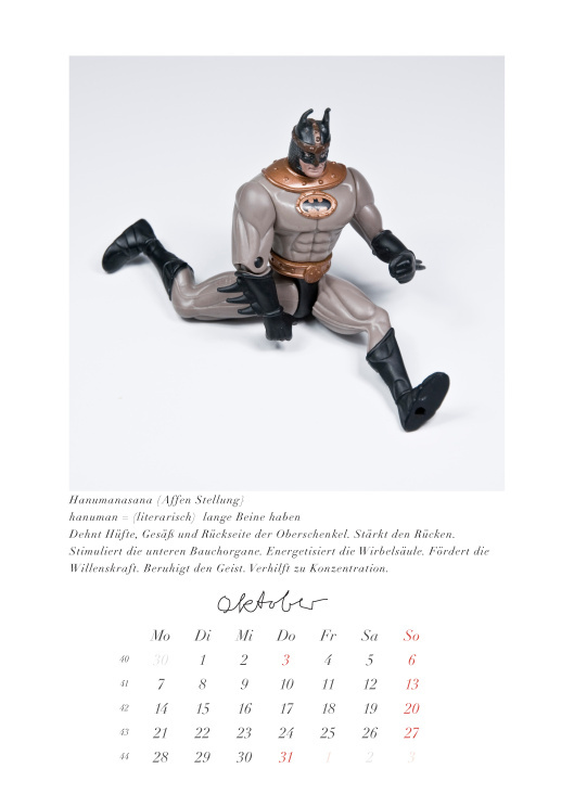 ♥ Yoga For Superheros ♥ Batman Kalender 2013