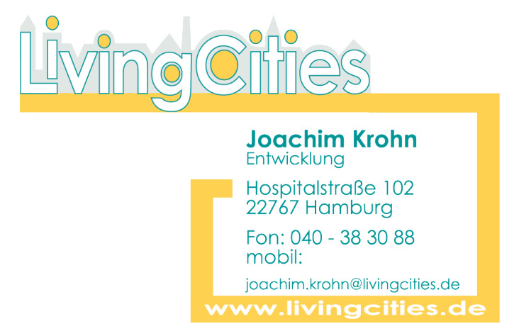 Visitenkarte für LivingCities