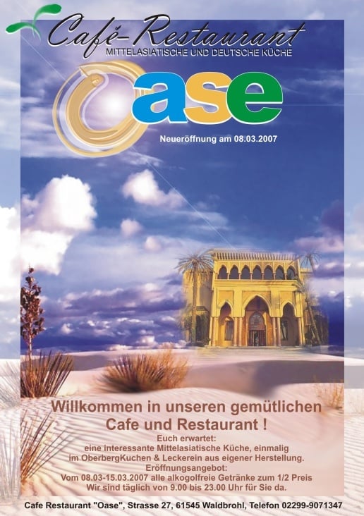 Cafe-Restaurant „Oase“
