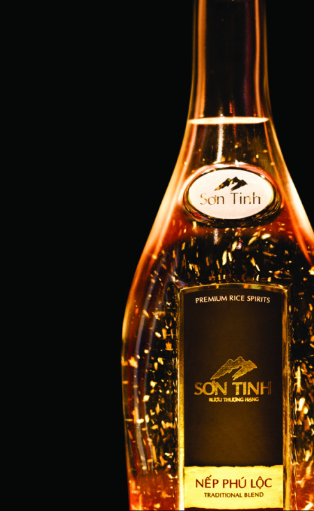 Son Tinh Premium Rice Liquors—Gold Leaf Ruou