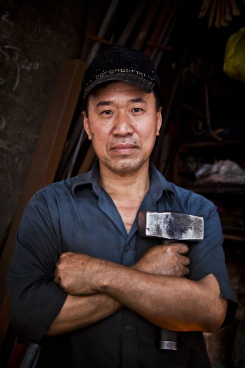 Nguyen Phung Hung, Blacksmith, Hanoi, Vietnam.