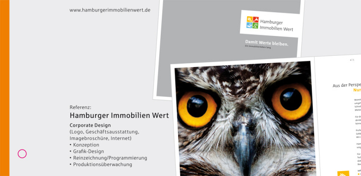 Hamburger Immbolien Wert / Facility Management / Corporate Design