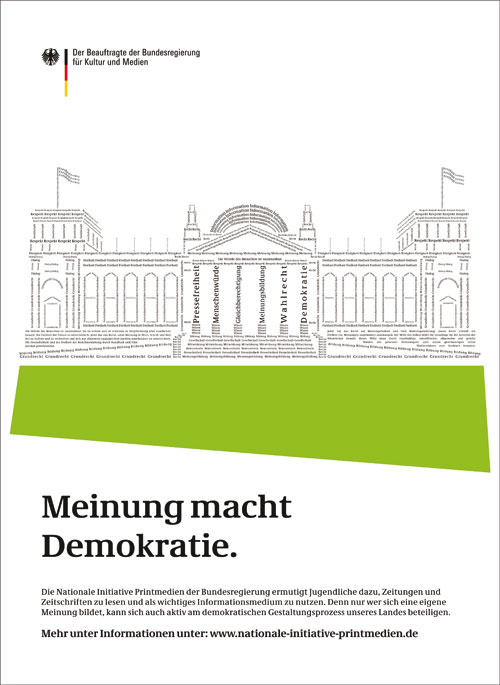 Anzeige für die Bundesregierung