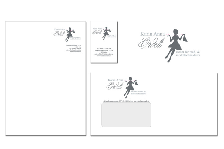 Atelier Karin Anna Ordelt / Erstellung von Logo & Drucksorten