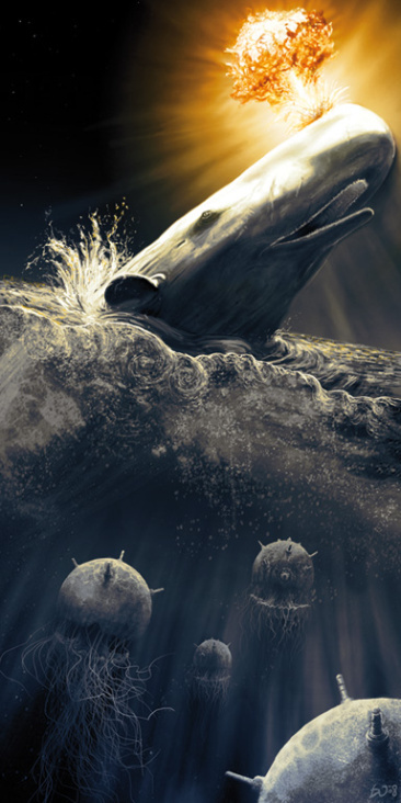 Melvilles prophetic nightmare – Poster-Design für den Release von „Heavy Zooo“ von Beehoover