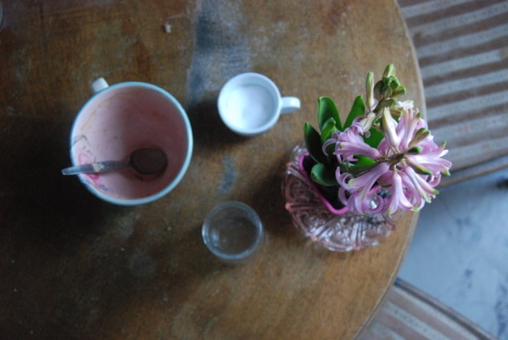 Breakfast and Hyacinths