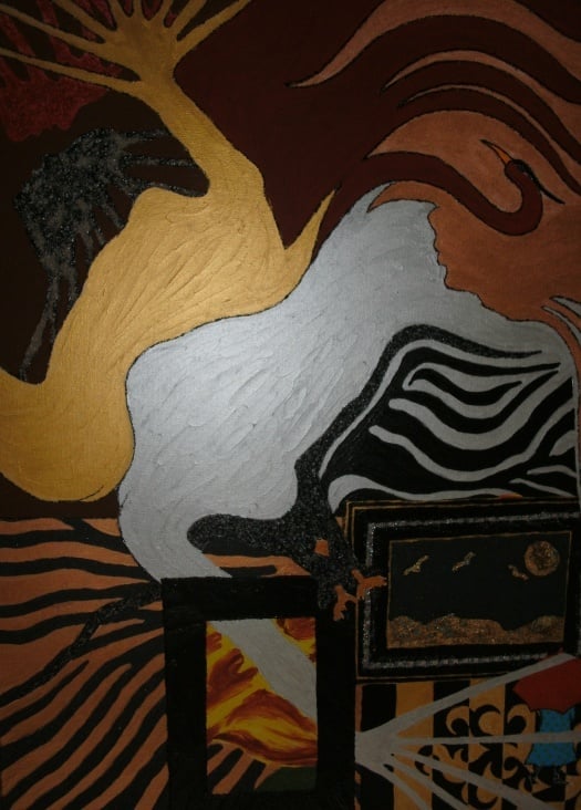 Ansichtssache 70×100cm in Acryl