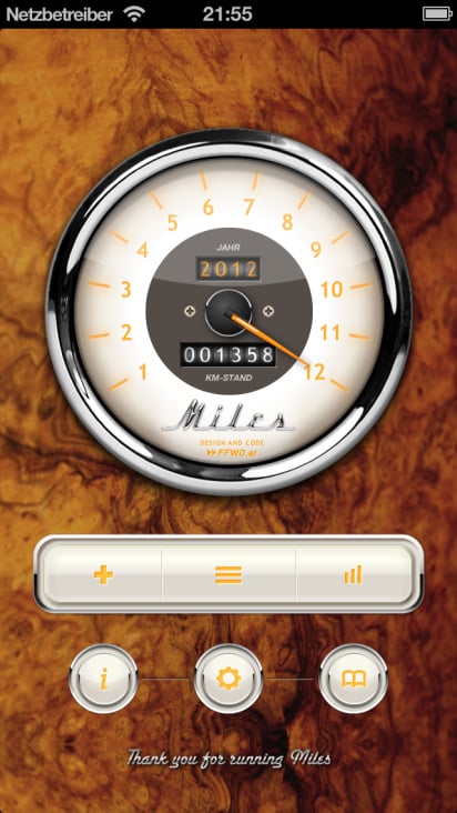 Miles – Fahrtenbuch App für das iPhone