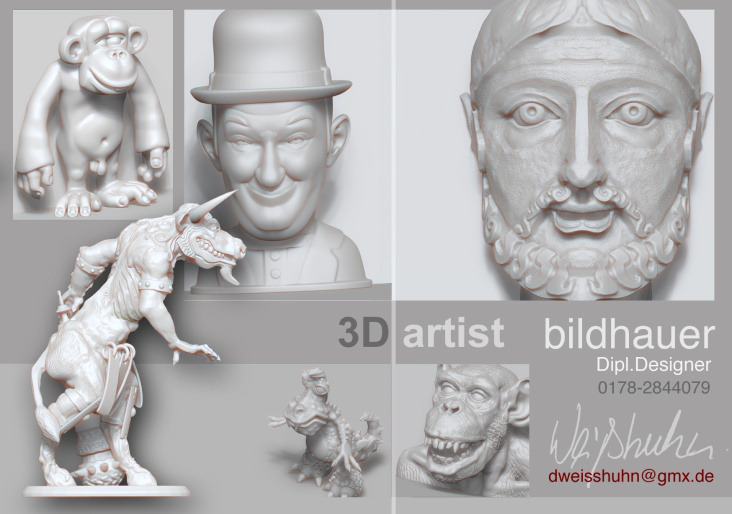 3D ZBrush/Beispielmodelle