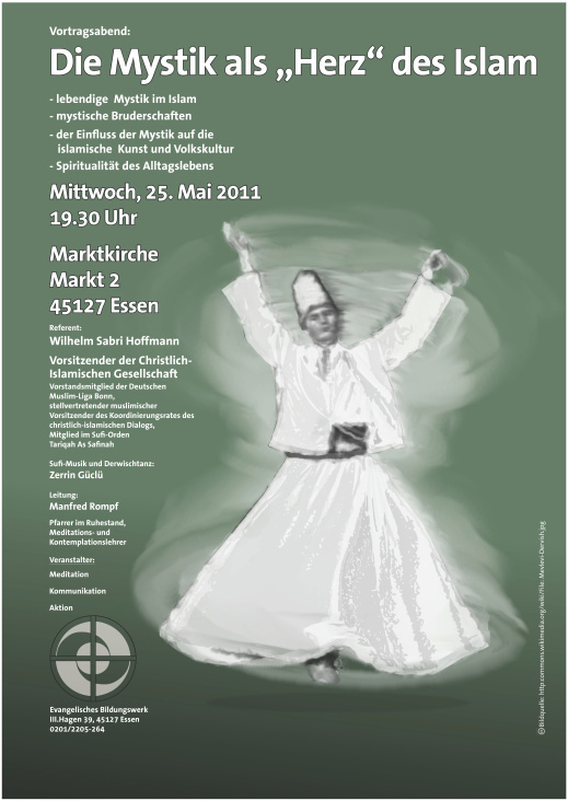 Plakat Mystik des Islam