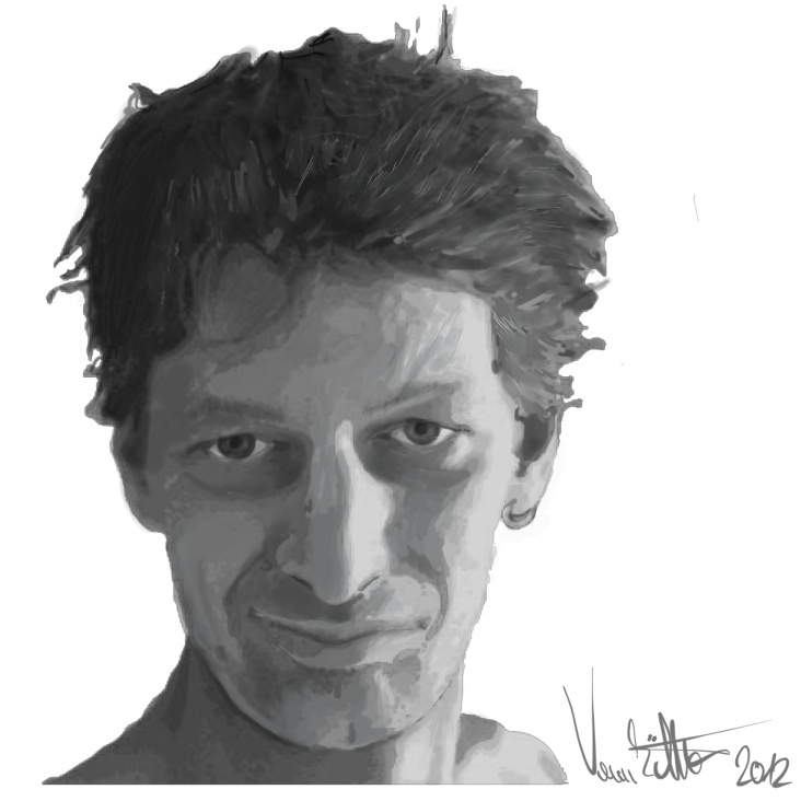 Selbstportrait (MyPaint1.0, GIMP2.8)