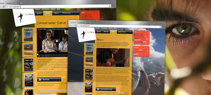 Noelfilms.com – Magento Webshop  Layout, Programmierung