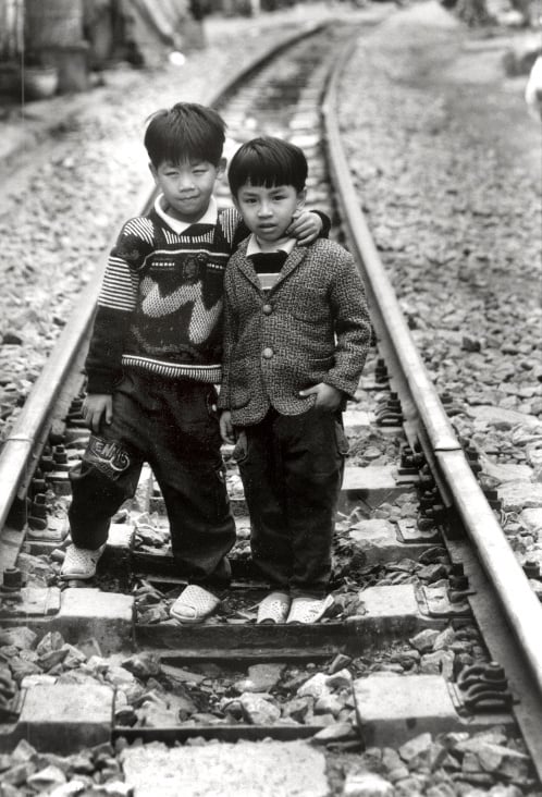 Railway Tracks – Chinese New Year 2000 – Hanoi – Vietnam