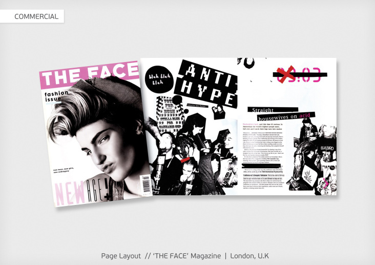 Page Layout//THE FACE