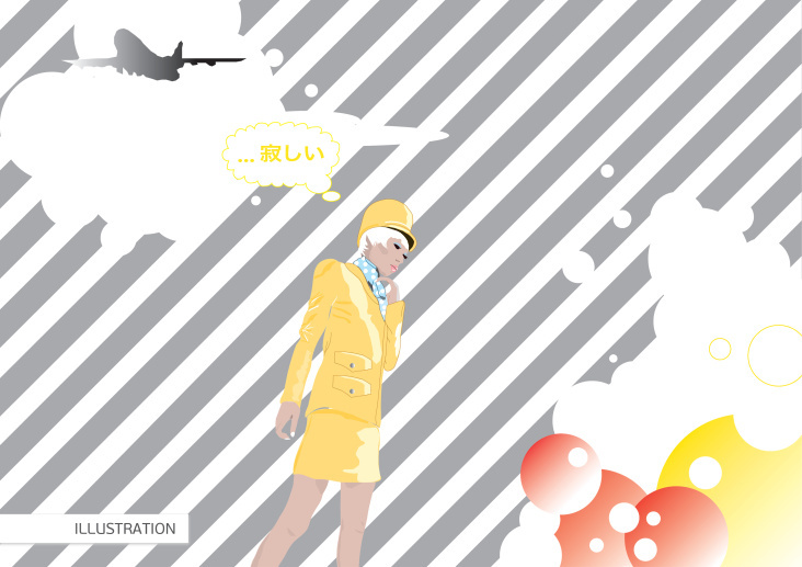 Illustration//Air-Hostess