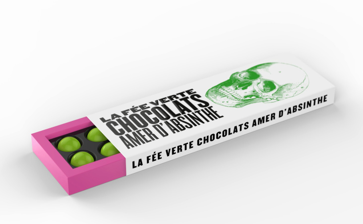 Packaging „Chocolat Absinthe“