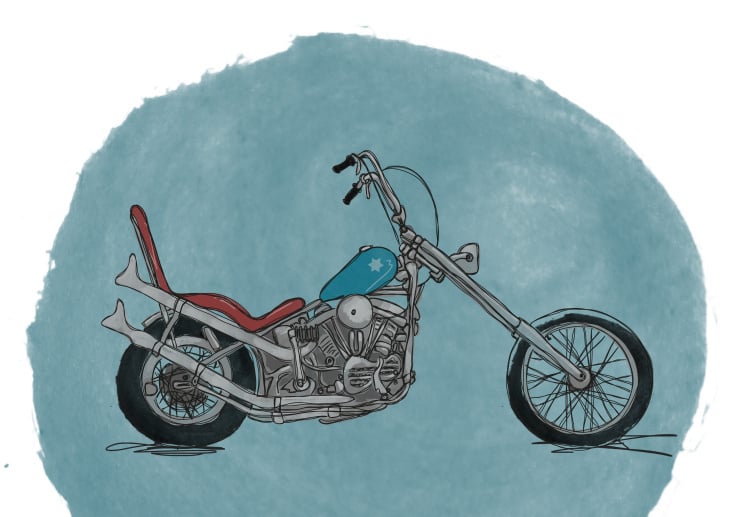 easy rider illustration