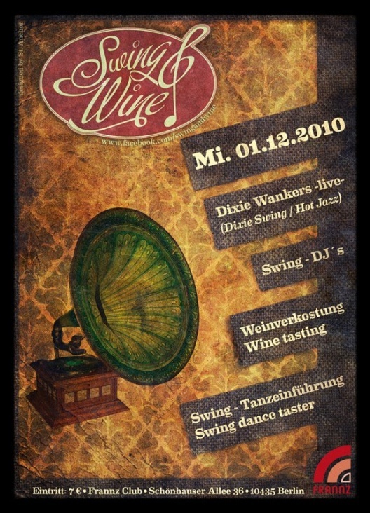 Flyer Swing & Wine