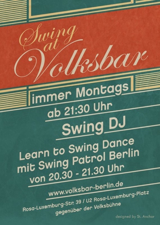 Flyer Volksbar