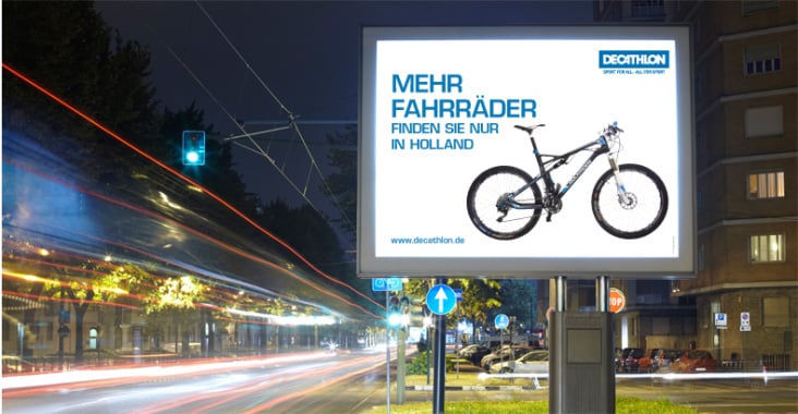 Mehr Fahrräder finden Sie nur in Holland