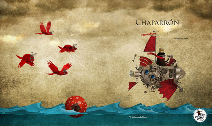 Cover Art—Book  “Chaparrón”  (Balivernes Editions—France 2013)