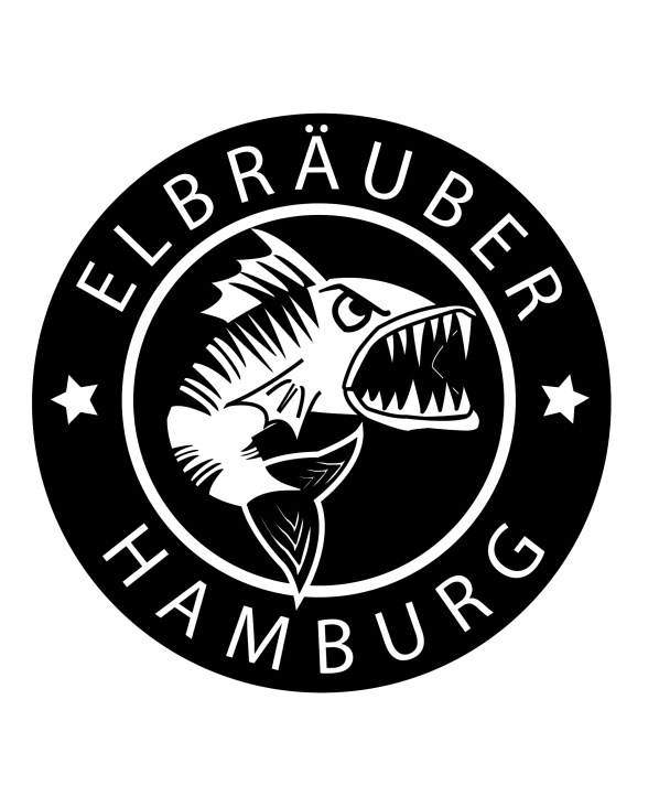 Elbräuber Logo für Hamburger Angelclub