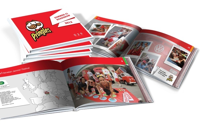 Pringles Coffee Table Buch –  Informationen zur Summer CI Roadshow 2012.
