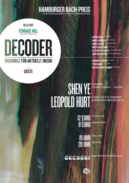 Poster für Konzert von Decoder Ensemble
