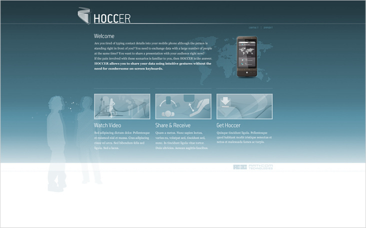 Hoccer – ART+COM Technologies’ latest concept in intuitive and playful mobile communication for the Android™ platform