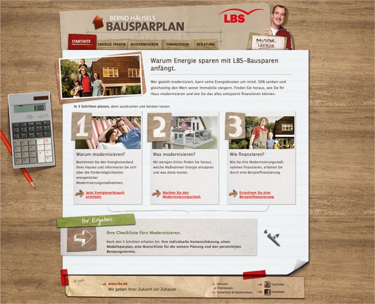 LBS Bausparplan | Webspecial