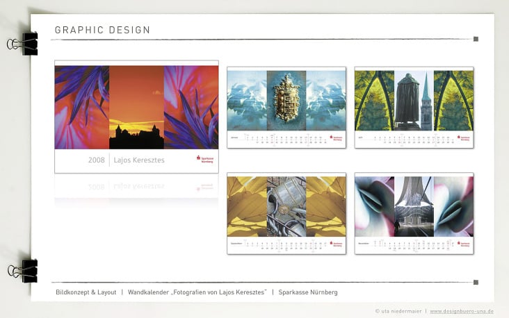 Bild- & Layoutkonzept | Firmenkalender „Fotografien von Lajos Keresztes“