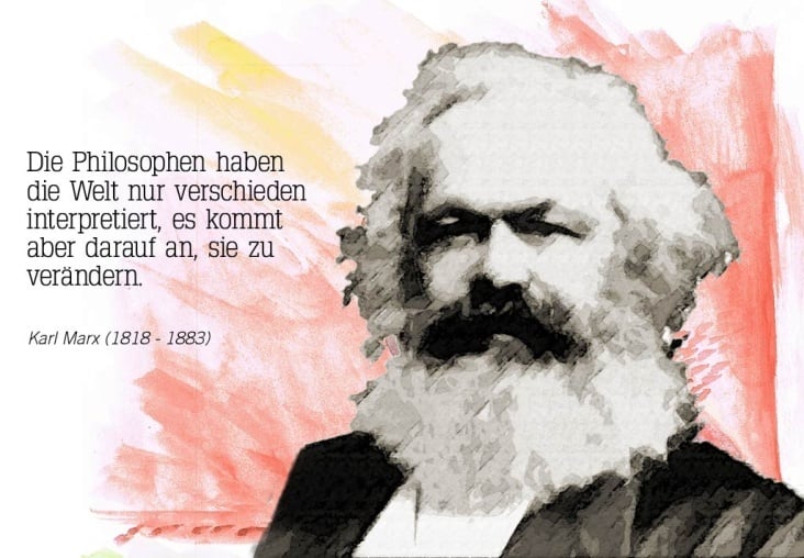Karl Marx (1818 – 1883) deutscher Philosoph, Sozialökonom und sozialistischer Theoretiker