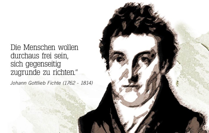 Johann Gottlieb Fichte, deutscher Theologe, Erzieher, Philosoph. Vertreter des Deutschen Idealismus.