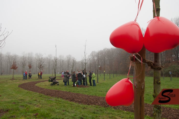 Bepflanzung des „Liebesbaums“