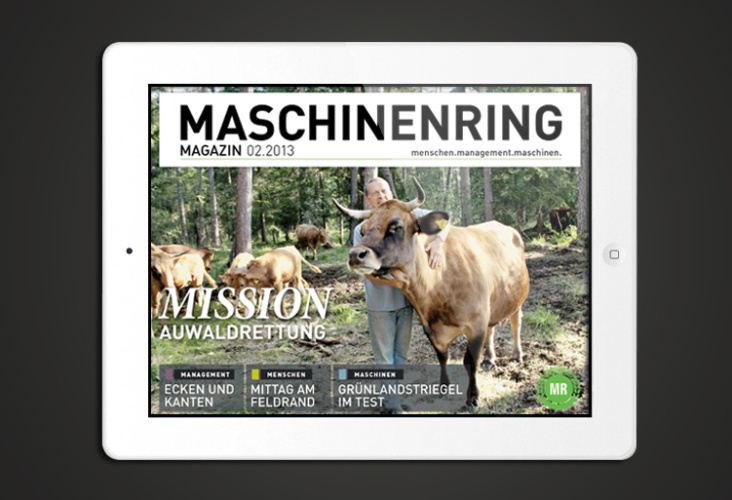 App Maschinenring Magazin Titel